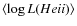$\langle\log L(He {\sc ii})\rangle$