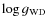$\log g_{{\rm WD}}$