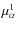 $\mu_{\alpha}^1$