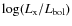 $\log(L_{\rm x}/L_{\rm bol})$