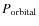 $P_{\rm orbital}$