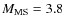$M_{\rm MS}=3.8$