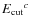 $E_{\rm {cut}}{}^c$