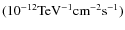 $\rm (10^{-12} TeV^{-1} cm^{-2} s^{-1})$