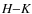 $\textit {H}{-}\textit {K}$