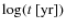 $\rm log({\it t}~[yr])$