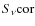 $S_{\nu }\rm cor$
