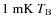 ${\rm 1~mK}~T_{\rm B}$