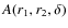 $A(r_1,r_2,\delta )$