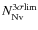 $N_{\rm N {\sc v}}^{3\sigma{\rm lim}}$