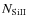 $N_{\rm SiII}$