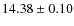 $14.38\pm0.10$