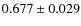 $0.677\pm0.029$