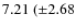 $7.21~(\pm2.68 $