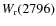 $W_{\rm r}(2796)$