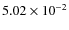 $5.02\times 10^{-2}$