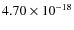 $4.70 \times 10^{-18}$