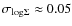 $\sigma_{\rm log\Sigma}\approx 0.05$