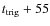 $t_{\rm trig}+55$