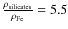 $\frac{\rho_{\rm silicates}}{\rho_{\rm Fe}}=5.5$
