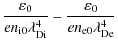 $\displaystyle \frac{\varepsilon_0}{e n_{\rm i0} \lambda_{\rm Di}^4}
- \frac{\varepsilon_0}{e n_{\rm e0} \lambda_{\rm De}^4}$