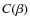 $C(\beta)$