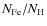 $N_{\rm Fe}/N_{\rm H}$