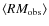 $\langle RM_{\rm obs} \rangle$