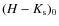$(H-K_{\rm s})_0$