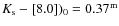 $K_{\rm s} - [8.0])_{0} = 0.37^{\rm m}$
