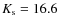 $K_{\rm s}=16.6$