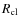 $R_{\rm cl}$