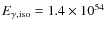 $E_{\gamma,{\rm iso}}=1.4\times10^{54}\rm $