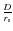 $\frac{D}{r_{\rm s}}$