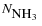 $N_{\rm\mbox{NH$_3$ }}$