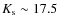 $K_{\rm s} \sim 17.5$