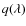 $q(\lambda)$