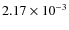 $2.17 \times 10^{-3}$