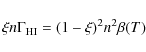 \begin{displaymath}\xi n \Gamma_{\rm {HI}} = (1-\xi)^2n^2 \beta(T)
\end{displaymath}