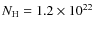 $N_{\rm H} =
1.2\times10^{22}$