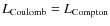 $L_{\rm Coulomb} = L_{\rm Compton}$