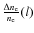 $\frac{\Delta n_{\rm e}}{n_{\rm e}}(l)$