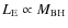 $L_{\rm E} \propto M_{\rm BH}$