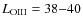 $L_{\rm OIII}=38{-}40$