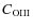 $C_{\rm OIII}$