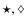$\star,\diamondsuit$