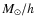 $M_{\odot}/h$