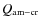 $Q_{\rm am-cr}$