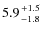 $5.9{+1.5\atop-1.8}$