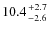 $10.4{+2.7\atop-2.6}$